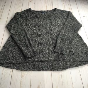 American Eagle Cable Knit High Low Sweater